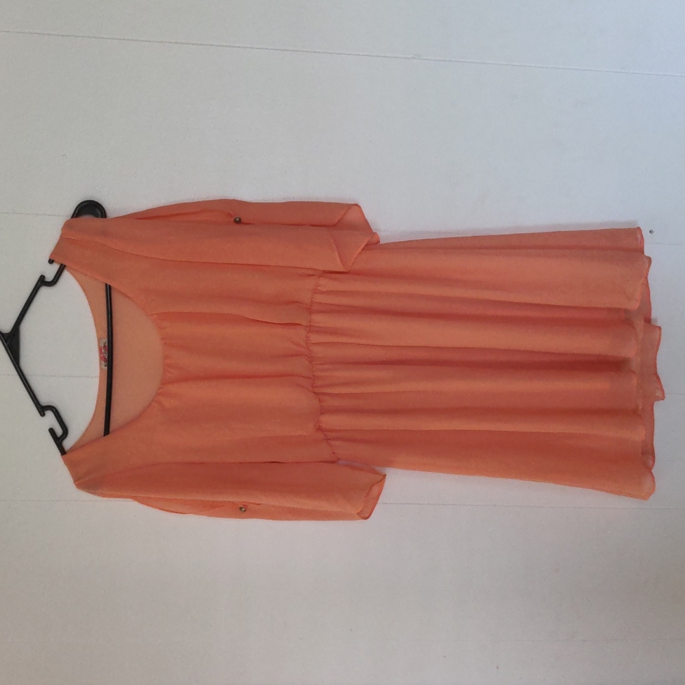 Orange Dress M.